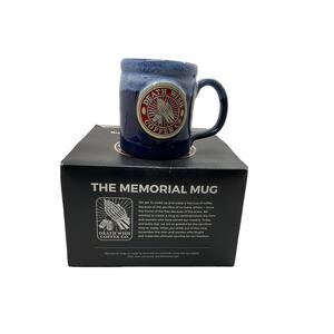 Death Wish Coffee Blue Mug Cup 2019 The Memorial DENEEN USA 2009/3500 W/ BOX